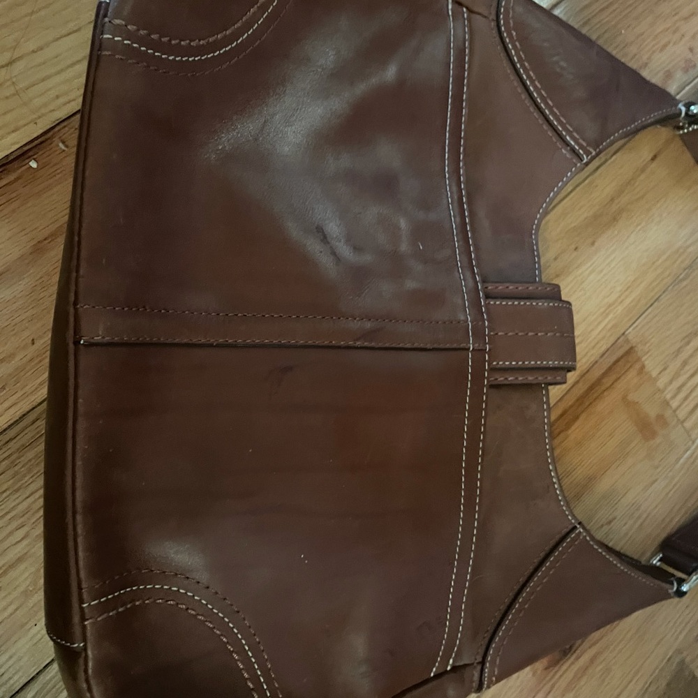 Coach vintage Hamilton brown leather hobo bag. Mini bag - Picture 6 of 10